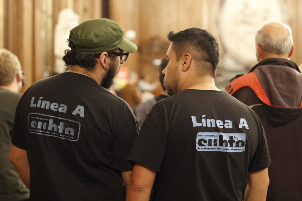 Jornada de lucha en el subte